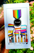 Load image into Gallery viewer, Black Dyed Proud Medal