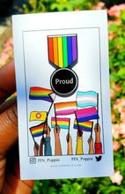 Load image into Gallery viewer, Black Dyed Proud Medal 
