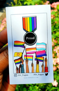 Black Dyed Proud Medal 